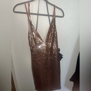 Gorgeous rose gold Hello Molly dress